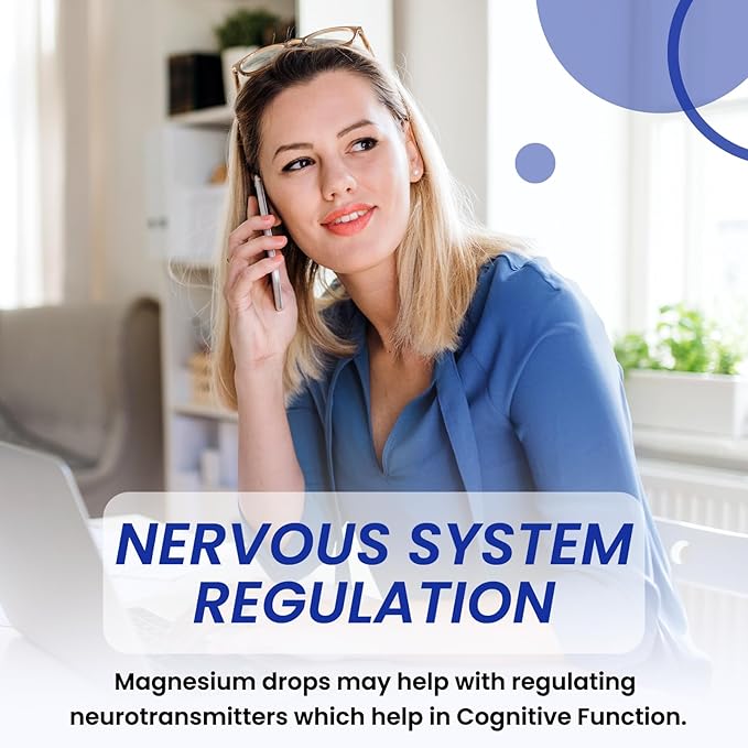 Potassium Magnesium Citrate Supplement, Liquid Magnesium Citrate Drops 500mg with Ashwagandha, Calcium, Zinc, Vitamin D3, B6, B12, CoQ10 - Vegan 2 fl oz Lemon Flavor