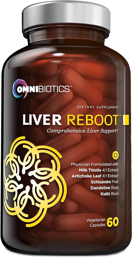 Liver Cleanse Detox & Repair Supplement, Liver Supplement with Milk Thistle, Dandelion Root, Alpha Lipoic Acid, Artichoke Extract, Schisandra, & Silymarin for Cleanse & Detox - 60 Vegan Capsules