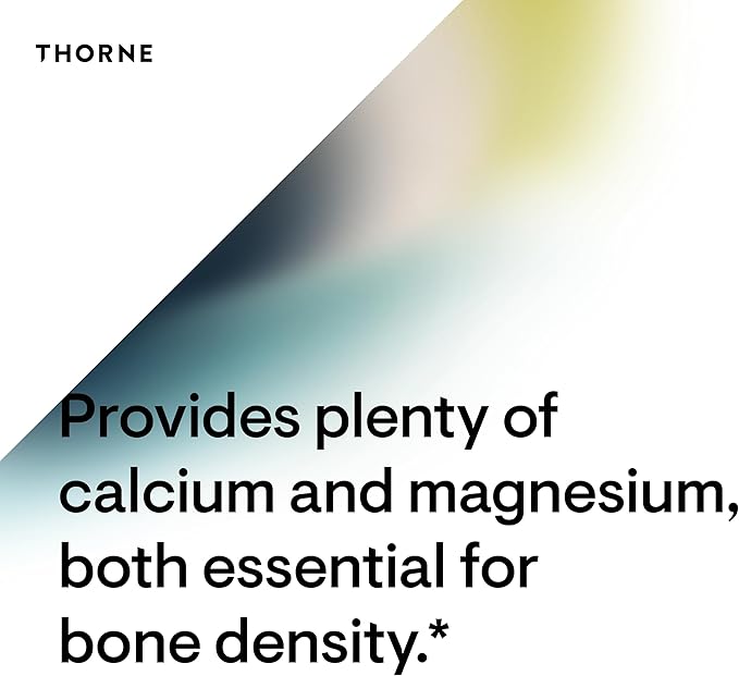 THORNE Calcium-Magnesium Malate - Gluten-Free Supplement with Magnesium & Calcium Supports Bone Health & Muscle Fatigue* - 240 Capsules
