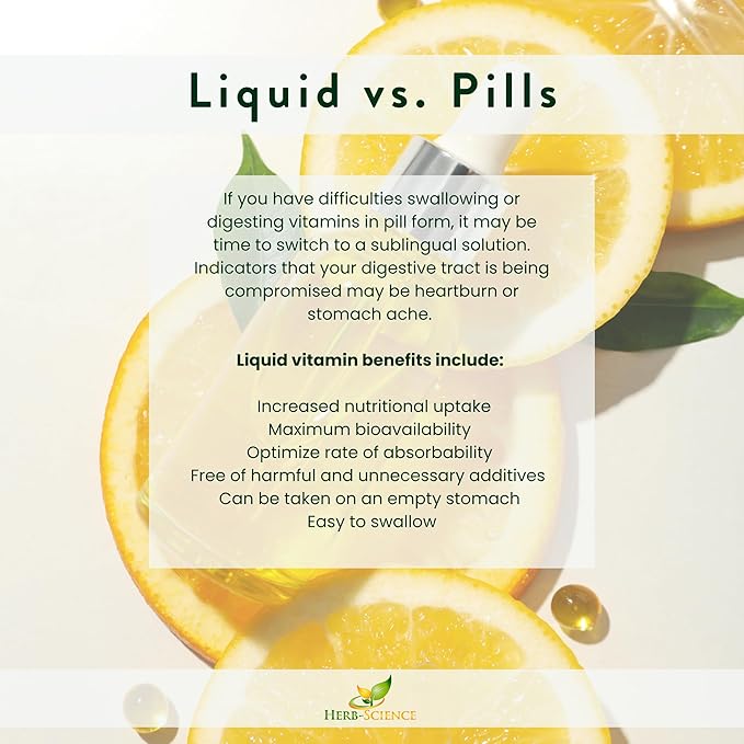 Liquid Vitamin B9 Folic Acid Supplements - VIT B Drops for Brain & Digestive Function, Liver Support - Gluten-Free, Non-GMO, Vegan - Nutritional Supplement for Adults - 1 fl. oz.