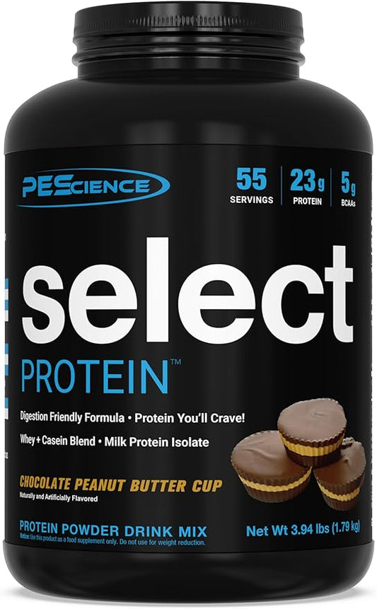 PEScience Select Protein Powder Drink Mix, 55 Serving, 3.94 lbs, Chocolate Peanut Butter Cup