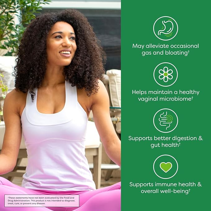 Probulin Women’s Health Probiotic + Prebiotic for Vaginal, Gut & Immune Health - 20 Billion CFU - 12 Probiotic Strains, 30 Vegan Capsules