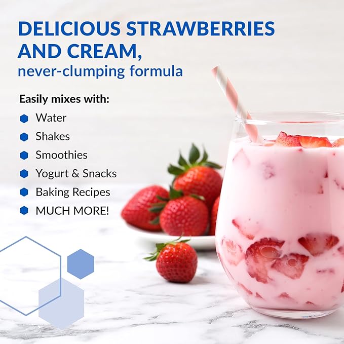 BioTrust Low Carb Lite, 20 Grams of Grass-Fed Whey Protein Isolate, 100 Calories, ProHydrolase Digestive Enzymes, Non-GMO, Free from Soy and Gluten, rBGH-Free (14 Servings) (Strawberries and Cream)