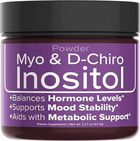 Intimate Rose Inositol Supplement for Women Powder - Myo-inositol & D-Chiro Inositol Powder - Hormonal Balance & Healthy Ovarian Function Support for Women - Ideal 40:1 Ratio - Made in USA