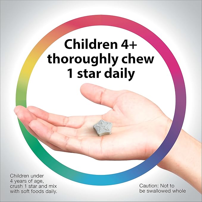 Rainbow Light Kids One Multivitamin, Chewable Multivitamin for Kids Provides Healthy Growth and Immune Support, With Vitamin C, Zinc, & B Complex, Vegetarian and Gluten Free, Fruit Punch, 90 Count
