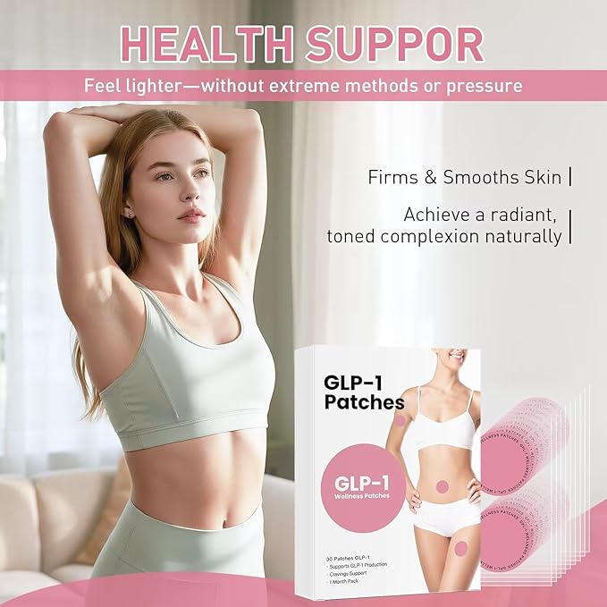 GLP-1 Patches Pure Natural for Women and Men 30 Count S5