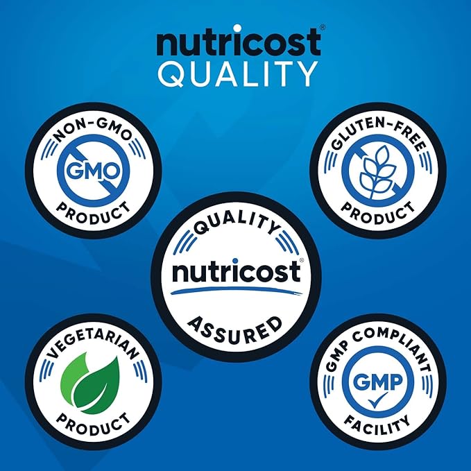 Nutricost EAA Capsules 1200mg, 240 Capsules - Essential Amino Acids, 120 Servings - Non-GMO, Gluten Free & Vegan