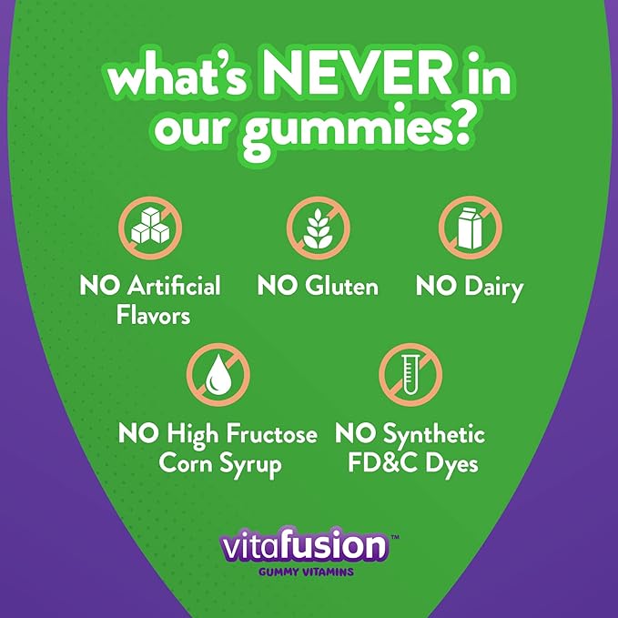 Vitafusion Power Zinc Gummy Vitamins, Strawberry Tangerine Flavored Immune Support (1), 90 Count (Pack of 2)