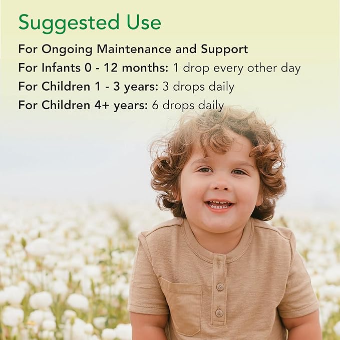 CHILDLIFE Essentials Organic Vitamin K2 Drops - Infant Toddler Baby Vitamin K, K2 Supplement, Vitamin K2 MK7, Liquid K2, Vitamin K Drops - Natural Berry Flavor, 0.25 Fl Oz (Pack of 1)