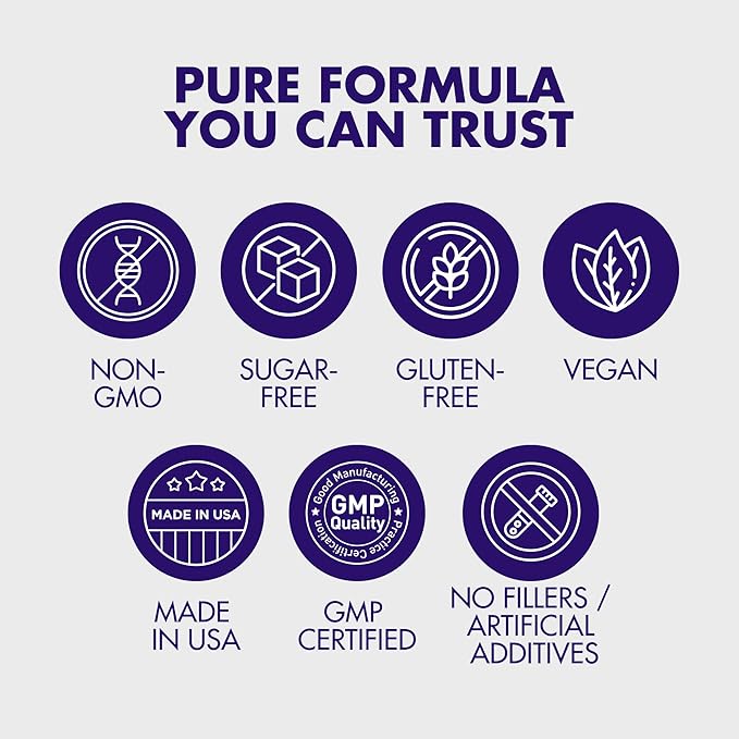 Magnesium Complex 2,150MG, High Absorption Capsules with Magnesium Glycinate, Citrate & Malate, Plus Vitamin B6, B2, Folate & Beet Root, Vegan, Non-GMO, No Artificial Additives, 90 Capsules