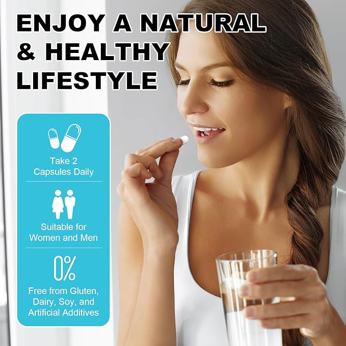 4-in-1 Gut Health Supplement with Probiotics, Prebiotics, Postbiotics & Digestive Enzymes for Women & Men, 60 Billion CFU Probiotics for Gut and Digestion, Strong Immunity, Skin (120 Capsules)