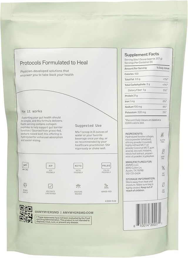 The Myers Way Paleo Protein Unflavored - 21.59 OZ - 20 Servings