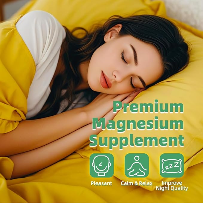 Magnesium Glycinate Liquid, High Absorption Magnesium Liquid Drops with Cellulose Fiber, Bromelain, Vitamin B6, C, D, Zinc, Magnesium Supplement for Kids and Adults, Pineapple Flavor, 1 Pack