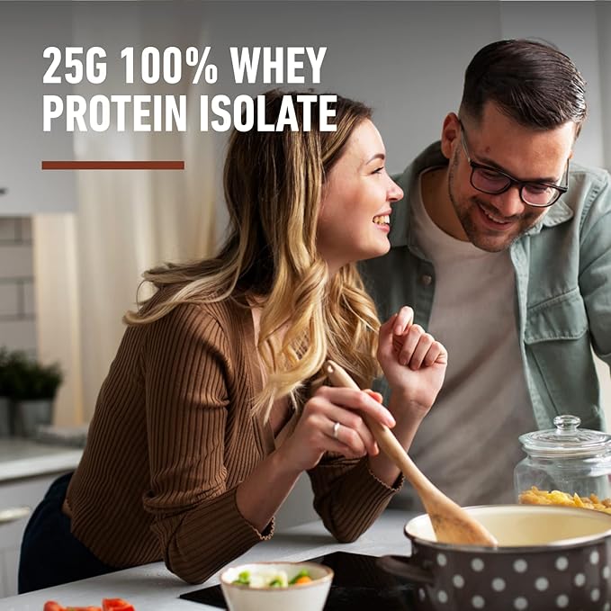 Isopure Dutch Chocolate Whey Isolate Protein Powder with Vitamin C & Zinc for Immune Support, 25g Protein, Low Carb & Keto Friendly, 14 Servings, 1 Pound (Packaging May Vary)