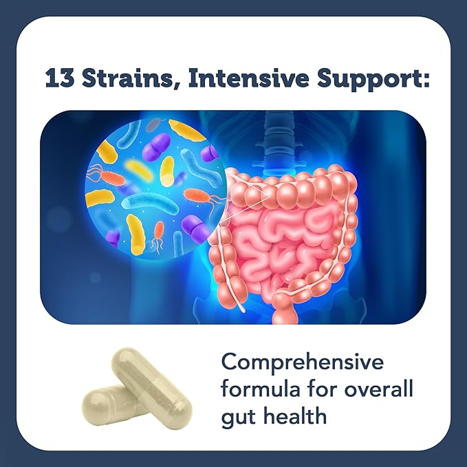 Vitamin Bounty Pro-50 Probiotic - 50 Billion Organisms and 13 Probiotic Strains that Promote Gut Health, Digestive Health Probiotic, Delayed Release Capsule with Prebiotic Greens - 60 Capsules, 2 Pack