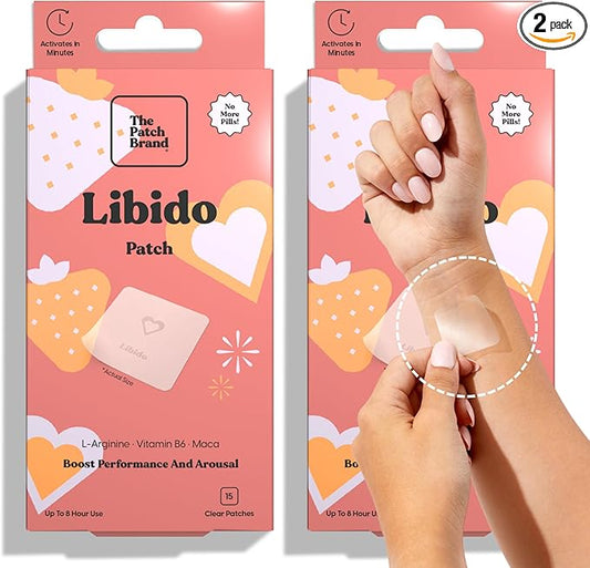 The Patch Brand Libido Patch | Natural Wellness with L-Arginine, Vitamn B6, and Maca