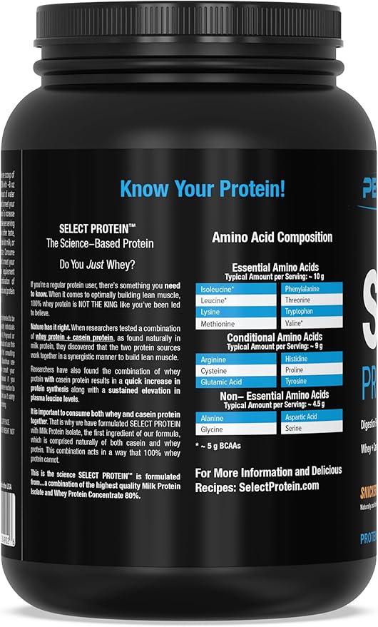 PEScience Select Low Carb Protein Powder, Snickerdoodle, 27 Serving, Whey and Casein Blend, Keto Friendly, Gluten Free, Best Tasting, Clean Isolate for Women and Men