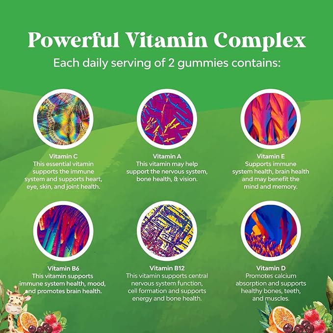 Bundle of Delicious Daily Kids Multivitamin Gummies - Multivitamin for Kids Immunity Support Gummies and Organic Kids Immune Support Gummies for Kids with Vitamin C and Zinc for Kids Immunity