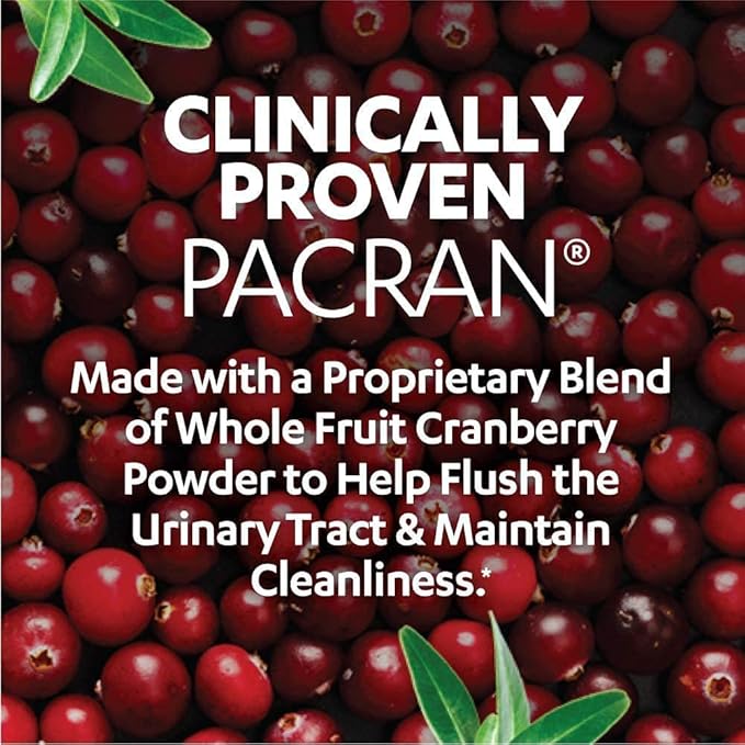 AZO Cranberry Pro, Cranberry Pills for Women & Men, 600mg Pacran, Made with Concentrated Whole Fruit Cranberry Powder to Help Cleanse and Protect The Urinary Tract*, Sugar Free, Non-GMO, 100 Softgels