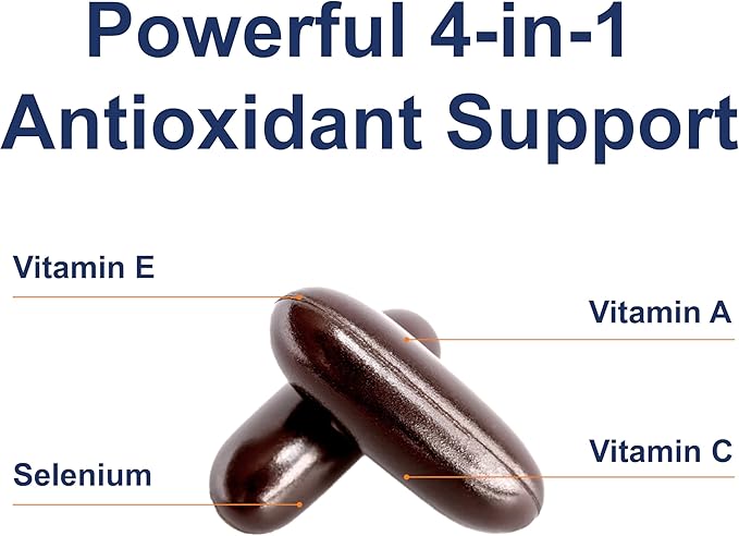 Carlson - ACES + Zn, Vitamins A, C, E + Selenium & Zinc, Cellular Health & Immune Support, Antioxidant, 180 Softgels