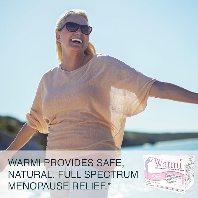 Lane Innovative - Warmi Menopause Support for Women, Natural Relief for Menopause & Beyond with Organic Maca Root, No Soy, No Estrogen (90 Servings)