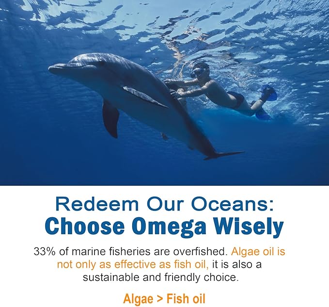 Vegan Omega 3 Gummies 1280mg + Vitamin D3 K2, Sugar Free Omega 3 Fish Oil Alternative w/EPA 600mg & DHA 400mg & MCT Oil, No Fish Taste, from Marine Alga, for Brain, Eye, Immunity, 2 Pack