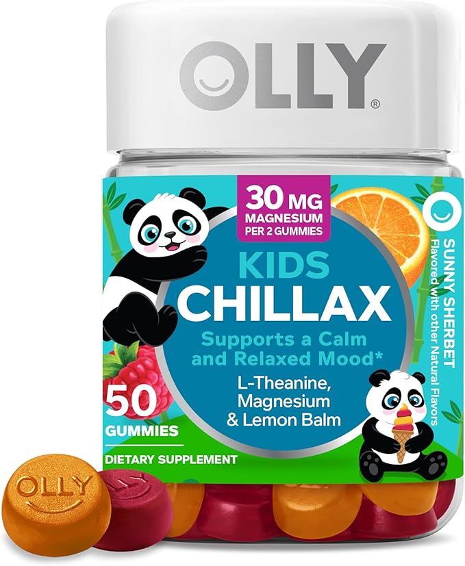 Garden of Life Magnesium Gummies for Stress & Sleep + OLLY Kids Magnesium Gummies for Calm, 60 + 50 Count