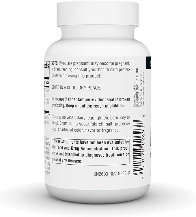 Source Naturals MegaFolinic, Bioactive Form of Folic Acid*, 800 mcg - 240 Tablets
