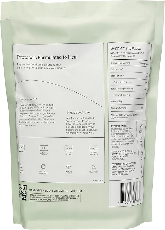 The Myers Way Paleo Protein - Salted Caramel -19.54 OZ - 20 Servings