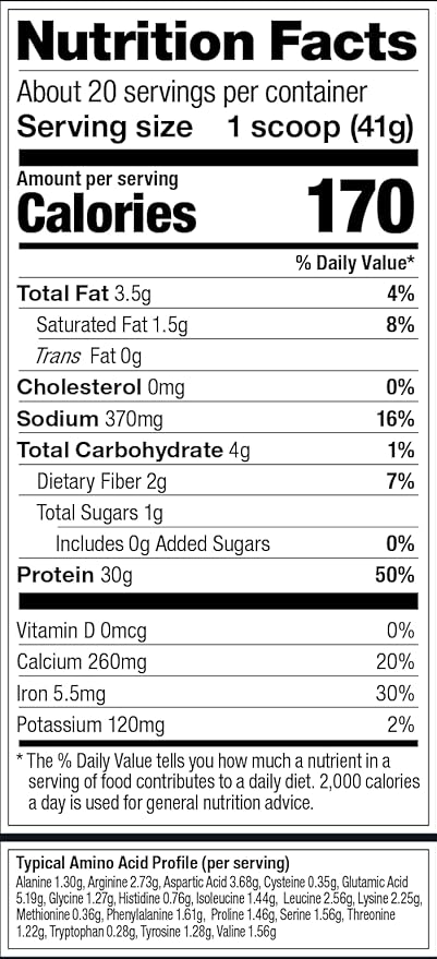 Vega Premium Sport Protein Vanilla Protein Powder, Vegan, Non GMO, Gluten Free Plant Based Protein Powder Drink Mix, NSF Certified for Sport, 29.2 oz, Packaging may vary