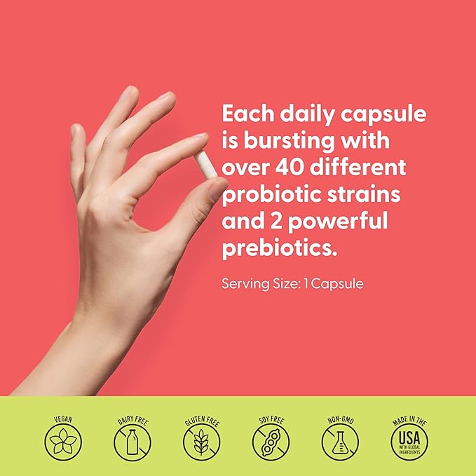 LIVELY VITAMIN CO. Great Guts Probiotic - 150 Billion CFU Probiotic - Balance Gut Microbiome, GI Tract, Inflammation, Indigestion, Reflux, Upset Stomach, & Diarrhea - 60 Caps