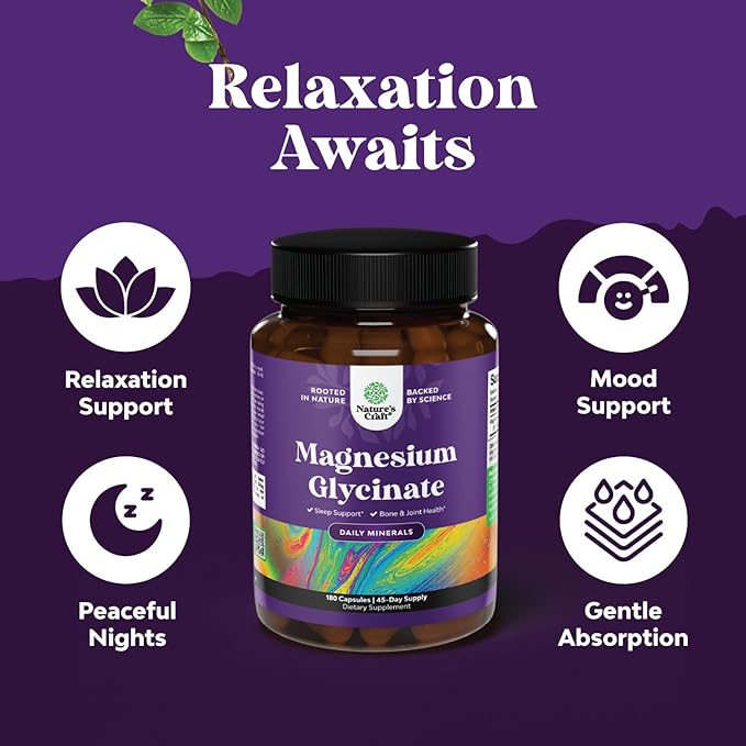 Bundle of Delicious Iron Gummies for Women and Men - Iron Supplement for Women and Men with Vitamin C and Pure Magnesium Glycinate 400mg Per Serving - for Mood Sleep and Relaxation