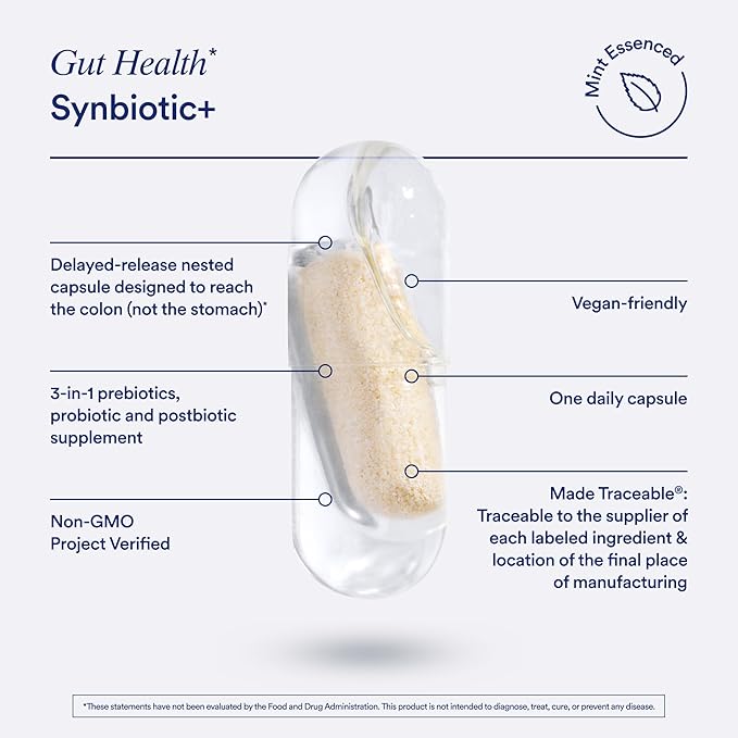 Ritual Postnatal Multivitamin and Gut Duo Supplements with Postnatal Vitamins and Synbiotic+: 3-in-1 Probiotic, Prebiotic, Postbiotic, Supports Lactation, and Gut Health, 30 Day Supply