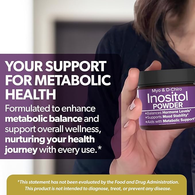 Intimate Rose Inositol Supplement for Women Powder - Myo-inositol & D-Chiro Inositol Powder - Hormonal Balance & Healthy Ovarian Function Support for Women - Ideal 40:1 Ratio - Made in USA