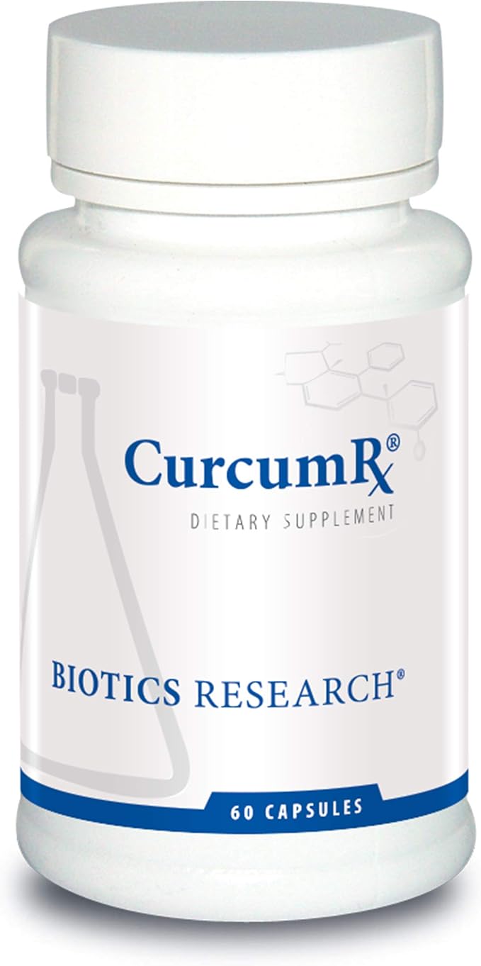 Biotics Research CurcumRx All Natural Turmeric Complex with Curcumin, Over 200 Beneficial Turmeric Root Nutrients, Antioxidants, Supports Physiological Pathways, 60 Capsules