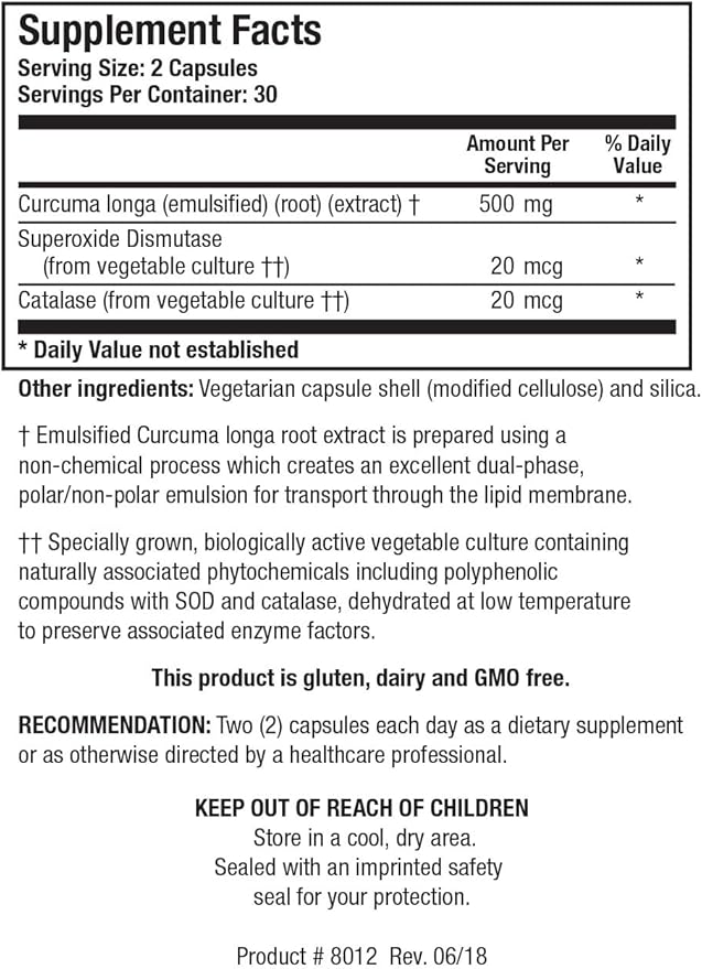 Biotics Research CurcumRx All Natural Turmeric Complex with Curcumin, Over 200 Beneficial Turmeric Root Nutrients, Antioxidants, Supports Physiological Pathways, 60 Capsules