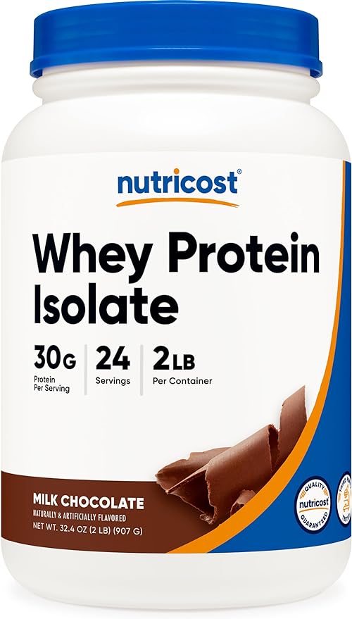 Nutricost Whey Protein Isolate (Milk Chocolate) 2LBS