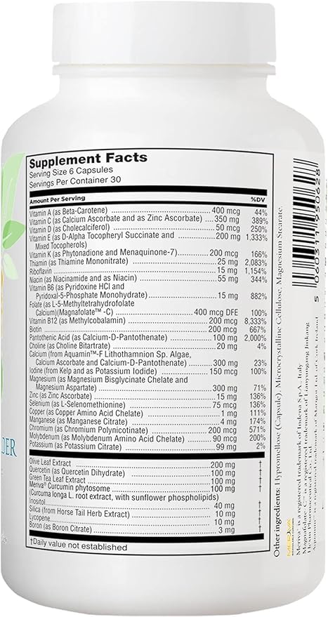 Women's Health Network Better Bones Builder Specially Formulated Multivitamin for Women with Greater Risk for Bone Health Issues - 180 Capsules (1 Bottle)