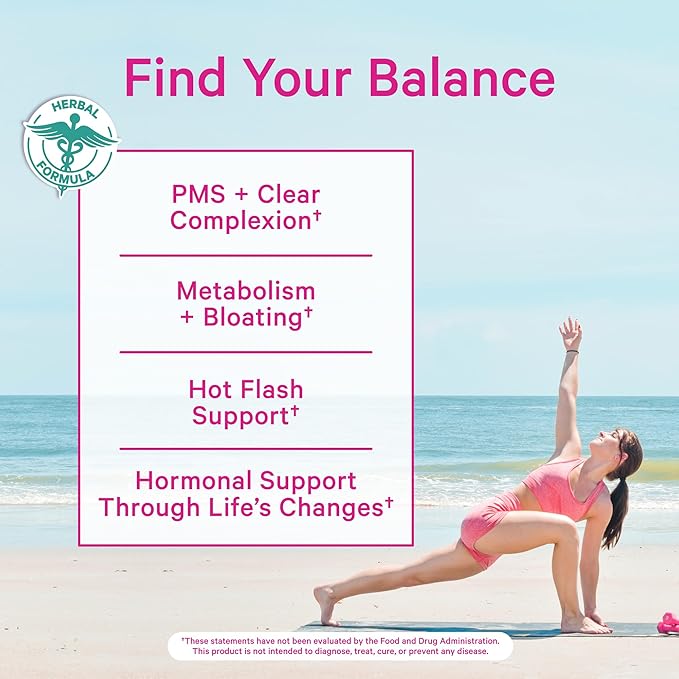 Pink Stork Hormone Balance Gummies for Women - Hormone Harmony for Mood, Energy, Bloating - Hormonal PMS, Perimenopause & Menopause Support - Red Raspberry Leaf & Black Cohosh - 60 Gummy Supplements