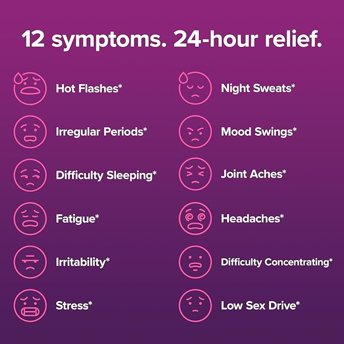 Amberen Perimenopause, Peri-Menopause Multi-Symptom Relief, Vitamin B, Vitamin E & Antioxidants Supplement, Helps Support Hormone Balance, Hot Flashes & Night Sweats, Supplements for Women, 180 Count