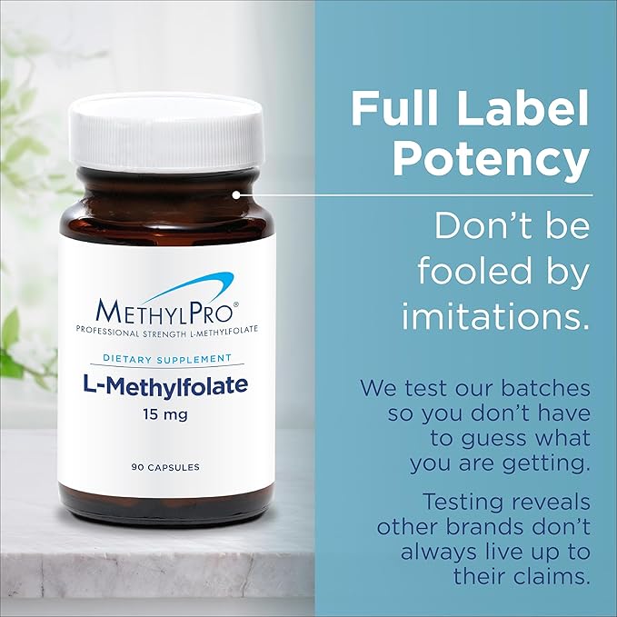 MethylPro 15mg with No Fillers (30 Capsules)