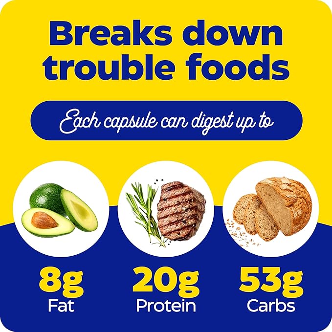 Enzymedica Digest Spectrum, Digestive Enzymes for Multiple Food Intolerances, Breaks Down Gluten, Phenol, Lactose & Casein, Offers Fast-Acting Gas & Bloating Relief, 240 Count