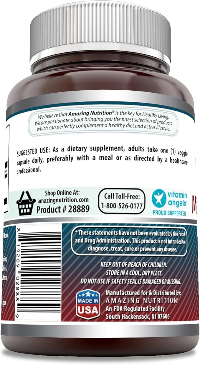 Amazing Formulas Micronized DHEA Supplement | 100 Mg Per Serving | Veggie Capsules| Non-GMO | Gluten Free | Made in USA (1 Pack, 240 Count)