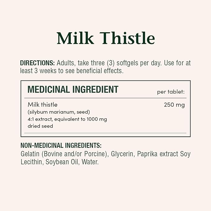 Nature's Bounty Milk Thistle Value Size, 200 Softgels