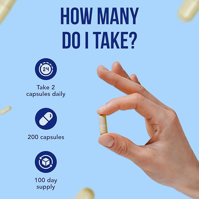 CoQ10 400mg Capsules | Vegan Friendly Coenzyme Q10 400mg per Serving from Easy Absorption Ubiquinone Supplement for Skin Heart and Energy Support | Made in the USA in cGMP Facilities (100 Servings)