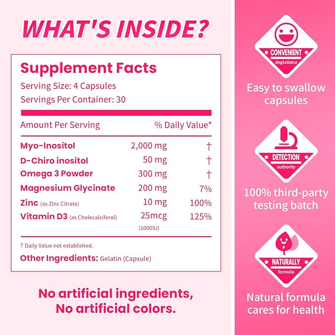 New Upgrade PCOS Multivitamin,2024 Happy Hormones,Hormone Balance for Women-Cycle Support Supplements-Menopause and Mood Support Supplement PMS Support for Women (1)