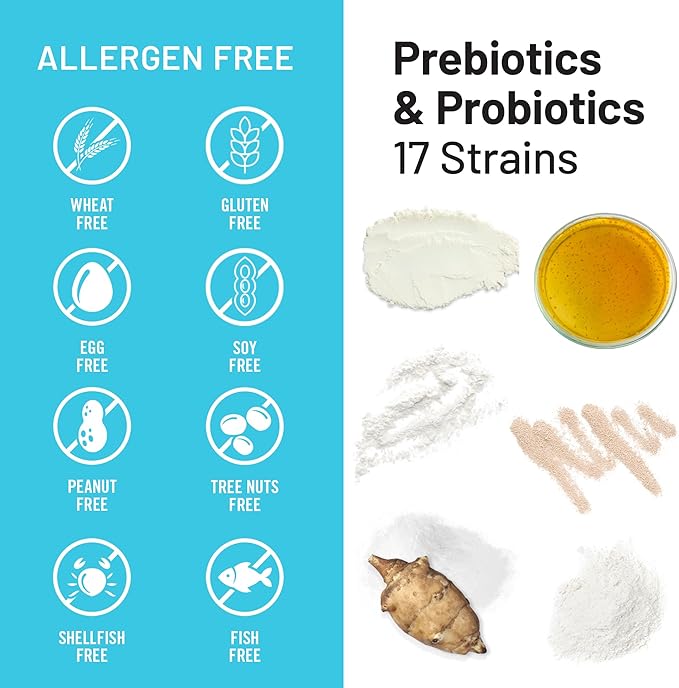 NatureWise Probiotics 70 Billion CFU - 17 Strains + Organic Prebiotics - Immune, Digestive & Gut Health Support for Women & Men - Vegetarian, Gluten-Free, Non-GMO - 30 Capsules[1-Month Supply]