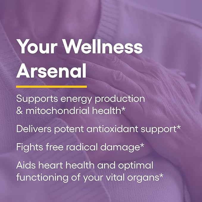 Natural Factors Ubiquinol Active CoQ10 100 mg, High-Absorption Coenzyme Q10 Supplement for Energy, Heart and Cognitive Support, 120 Softgels