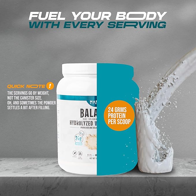 Hydrolyzed Whey Protein byMarceFitness unflavored 1 Pound