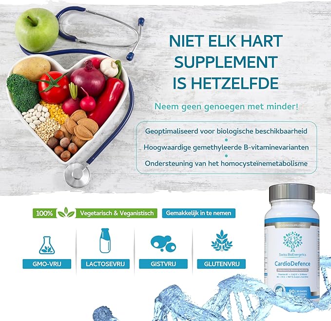 CardioDefence – 90 Capsules – a precise balance of CoQ10, D-Ribose, Acetyl L-Carnitine, B Vitamins and MCT to contribute to the normal function of the heart and reduce tiredness and fatigue